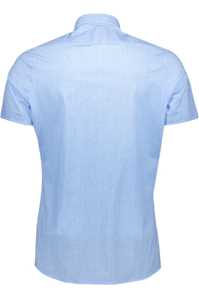 Pure H. Tico blauwe heren overhemd | Achteraanzicht
