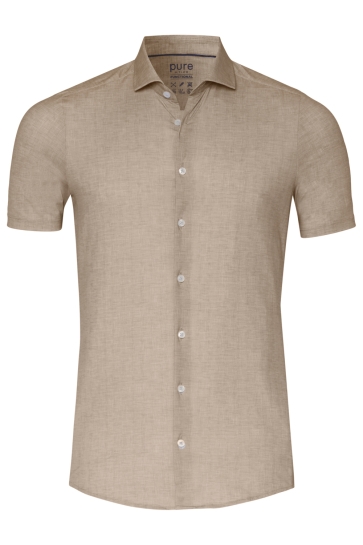 Pure H. Tico pure-functional shirt shortsleev Beige