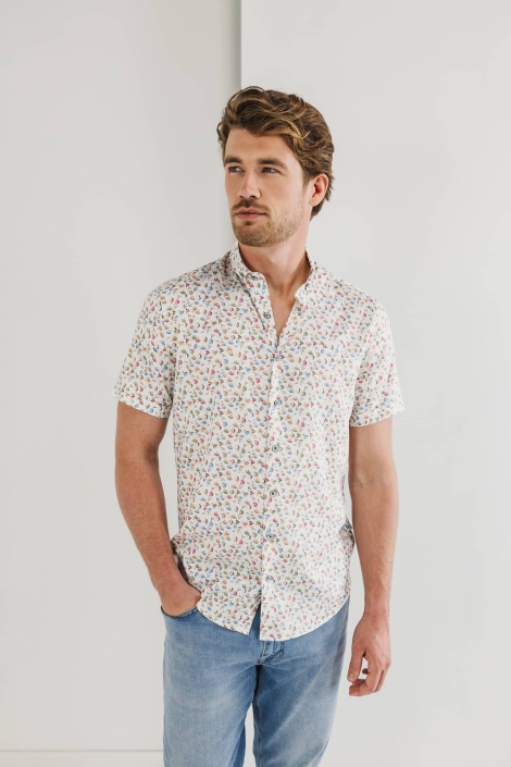 State of Art witte heren overhemd | Model vooraanzicht