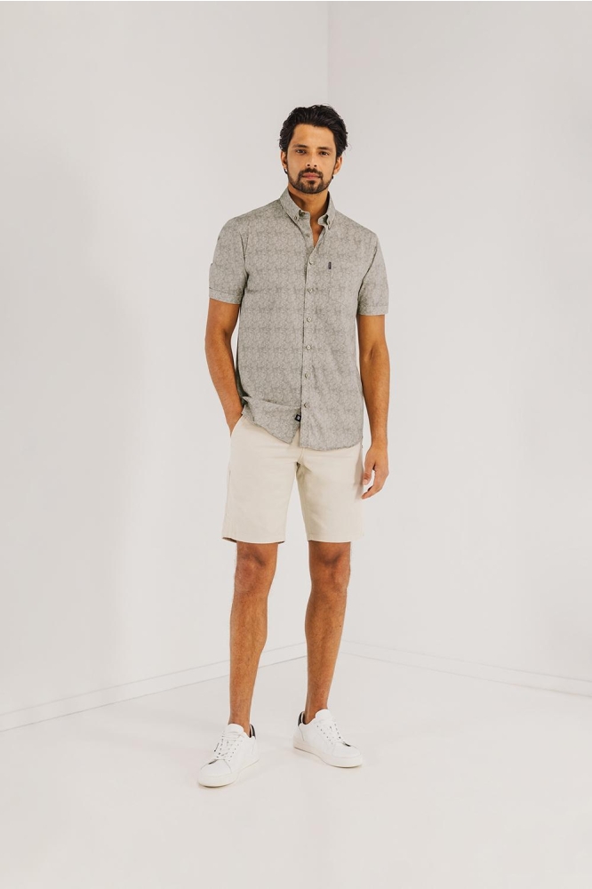 State of Art taupe heren overhemd | Model