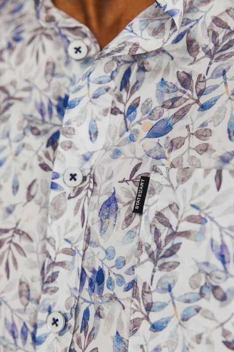 State of Art taupe heren overhemd | Kleurstaal