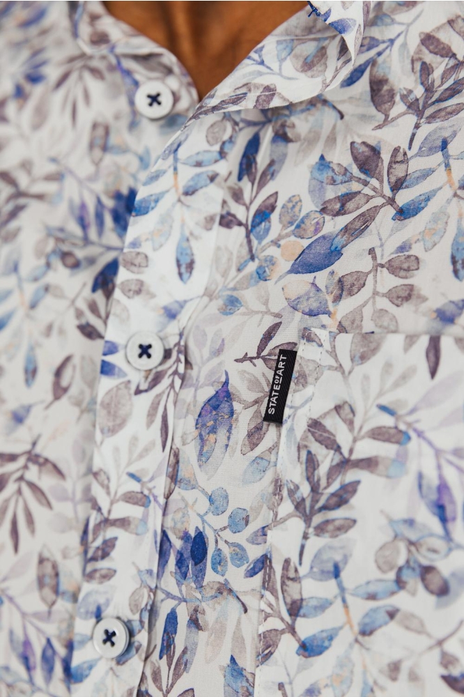 State of Art taupe heren overhemd | Kleurstaal