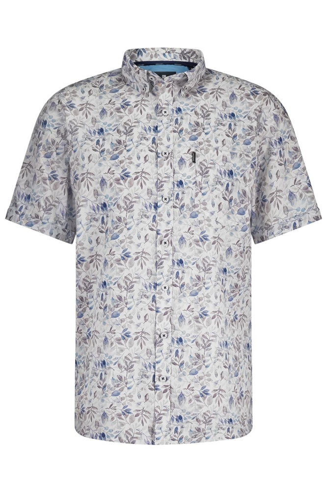 State of Art taupe heren overhemd | Vooraanzicht