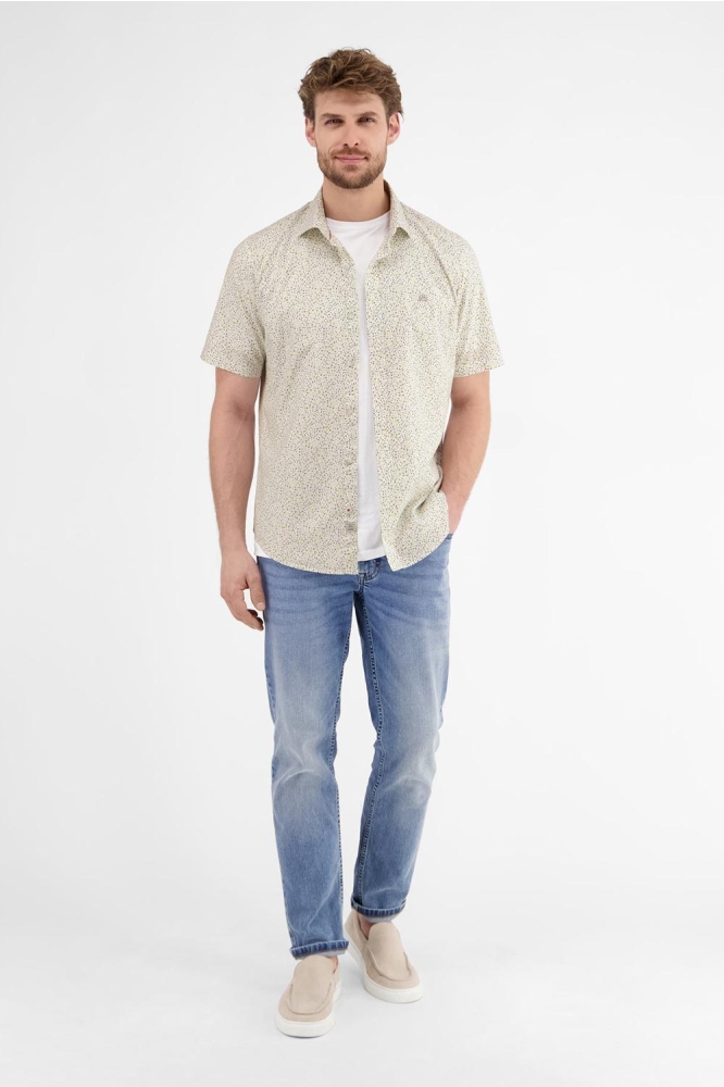 Lerros witte heren overhemd | Model