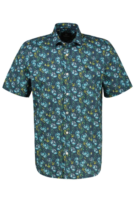 Lerros blauwe heren overhemd | Vooraanzicht