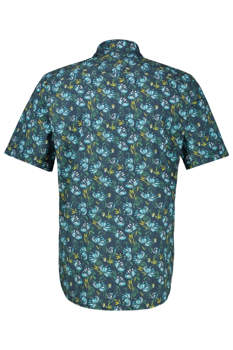 Lerros blauwe heren overhemd | Achteraanzicht