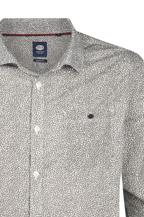 Petrol Industries groene heren overhemd | Unique Selling Point