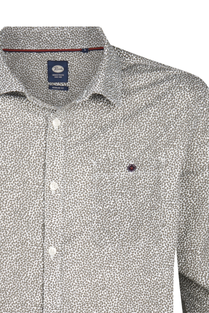 Petrol Industries groene heren overhemd | Unique Selling Point