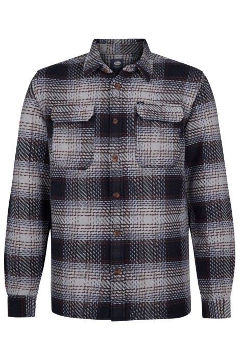 Petrol Industries grijze heren overhemd | Vooraanzicht