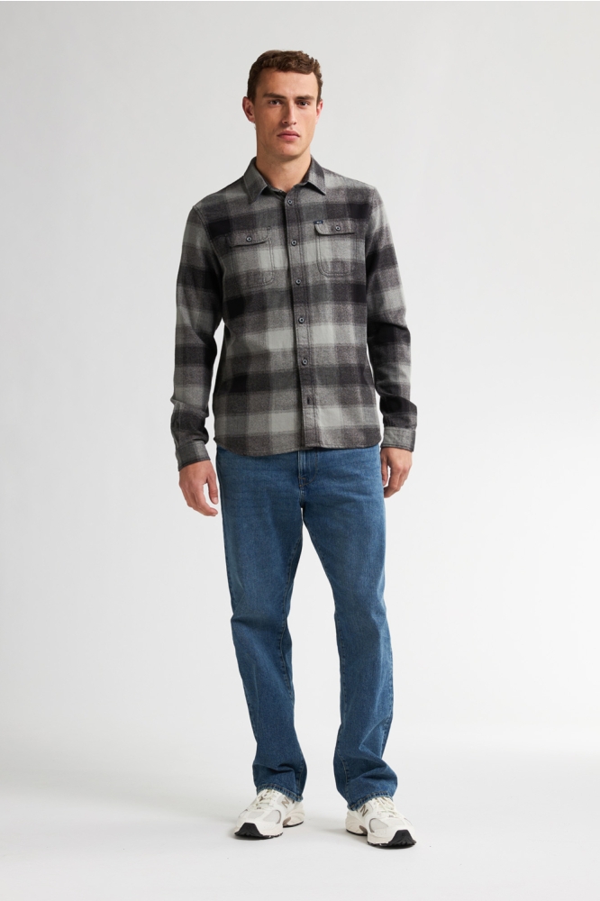 Petrol Industries zwarte heren overhemd | Model