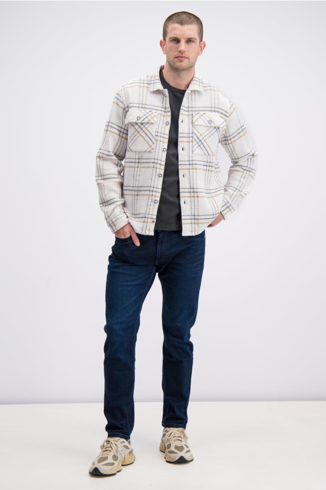 Gabbiano beige heren overhemd | Model