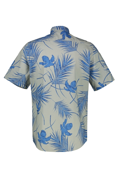 Lerros groene heren overhemd | Achteraanzicht