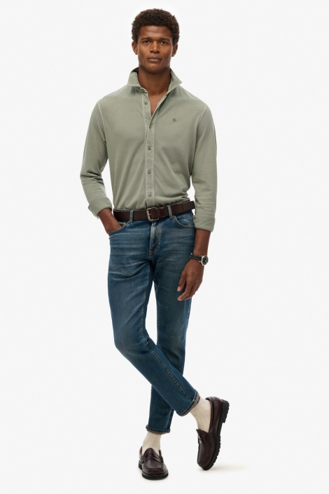 Superdry groene heren overhemd | Model