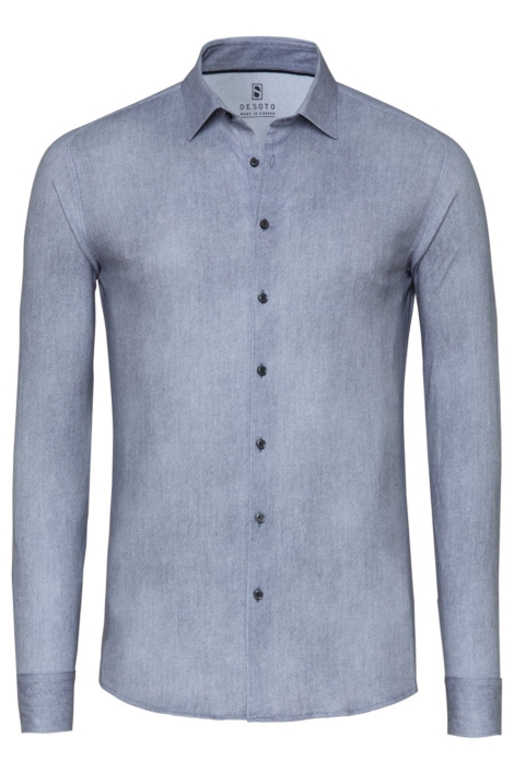 Desoto grijze heren overhemd | Vooraanzicht