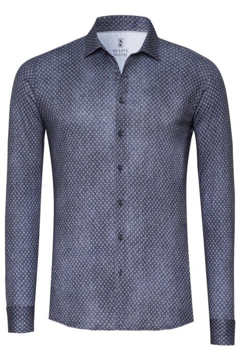 Desoto blauwe heren overhemd | 