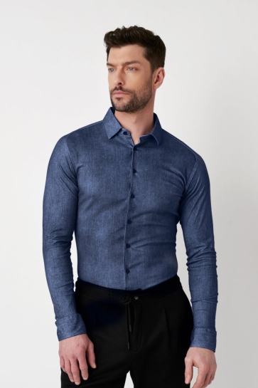 Desoto CASUAL KENT 1 1 87328 3 592 DARK BLUE DENIM