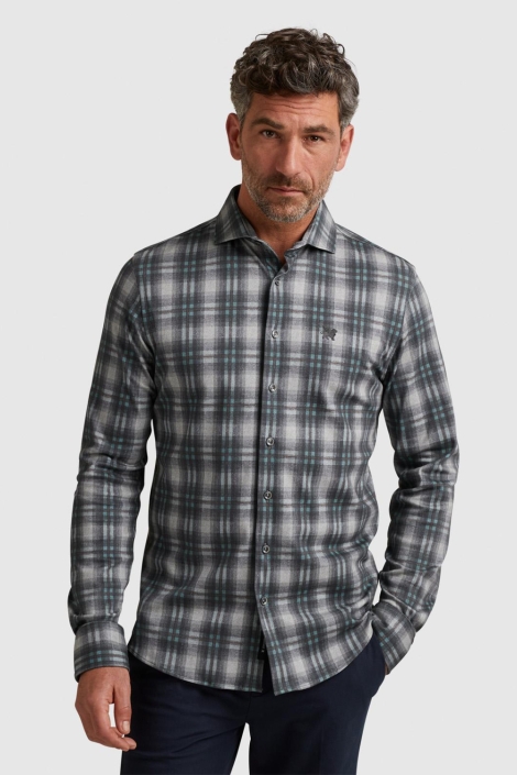 Vanguard grijze heren overhemd | Model vooraanzicht