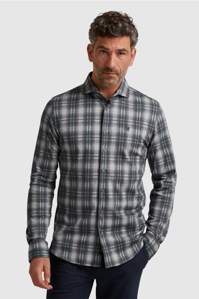 Vanguard grijze heren overhemd | Model vooraanzicht