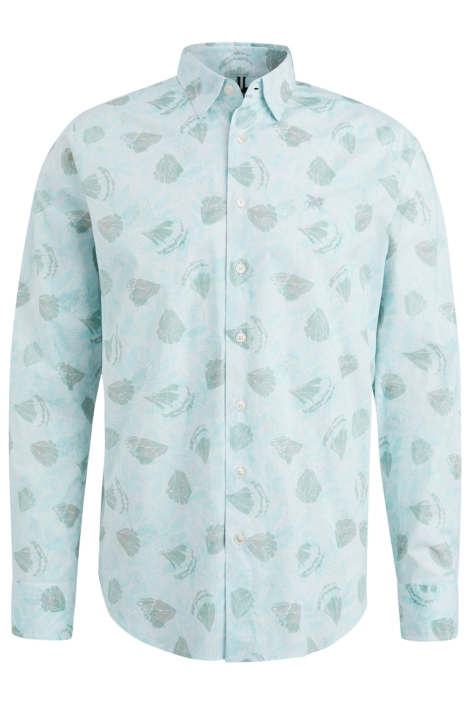 Vanguard beige heren overhemd | Vooraanzicht