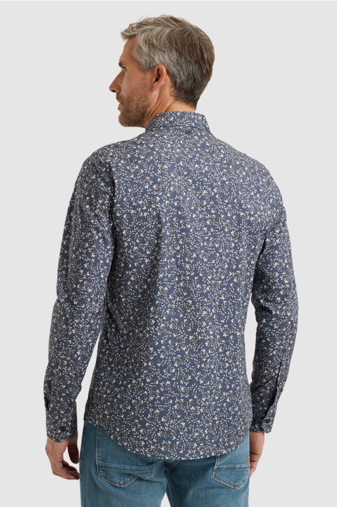 Vanguard blauwe heren overhemd | Model achteraanzicht