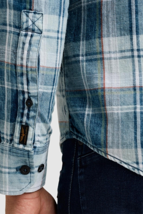 PME legend blauwe heren overhemd | Unique Selling Point