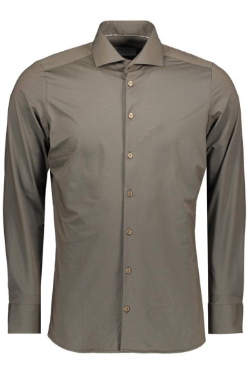 Pure H. Tico Overhemd OVERHEMD E21300 21750 246 DARK BROWN UNI