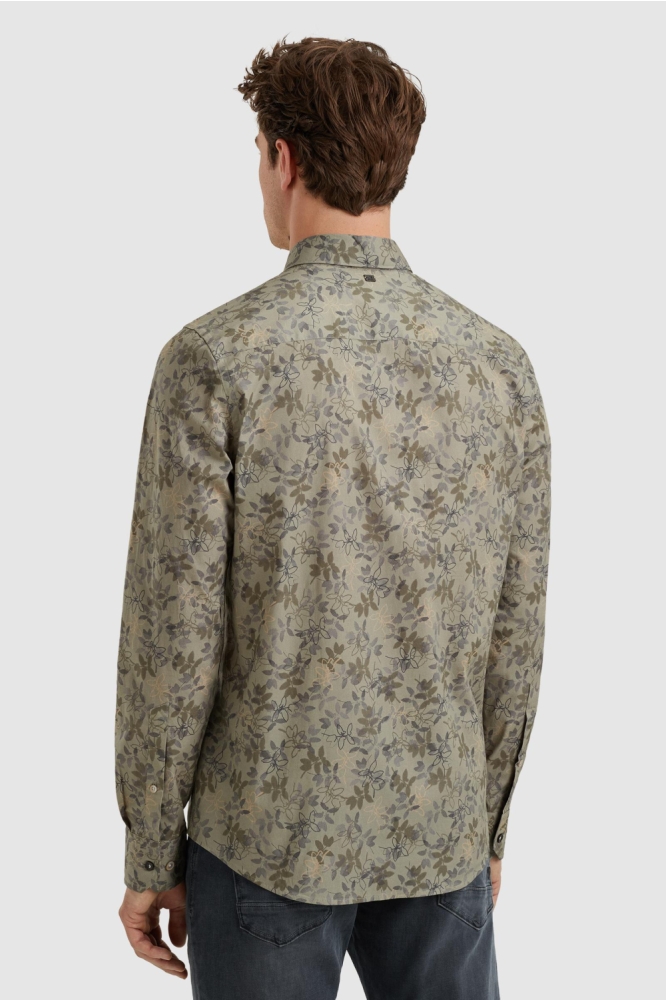 Vanguard groene heren overhemd | Model achteraanzicht