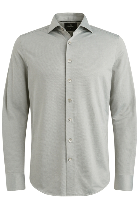 Vanguard beige heren overhemd | Vooraanzicht