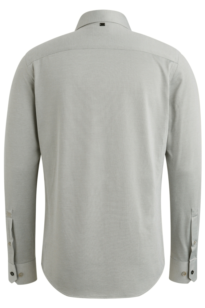 Vanguard beige heren overhemd | Achteraanzicht