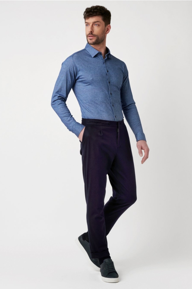 Desoto blauwe heren overhemd | Model