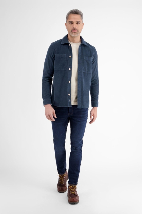 Lerros blauwe heren overhemd | Model