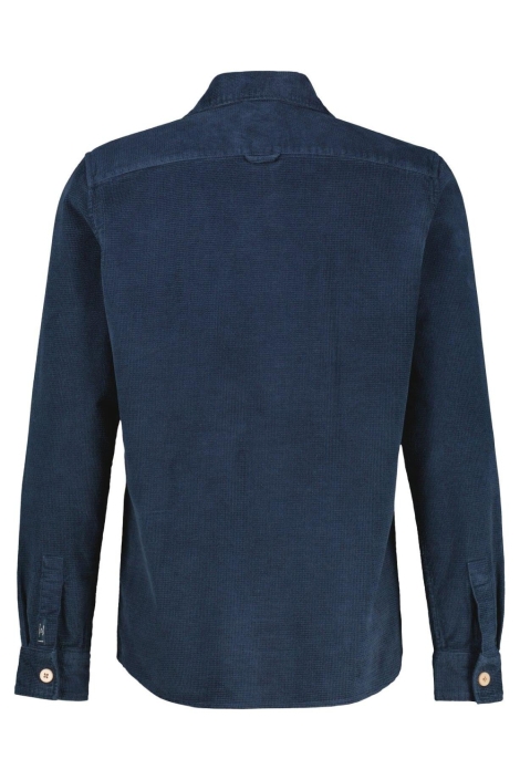 Lerros blauwe heren overhemd | Achteraanzicht