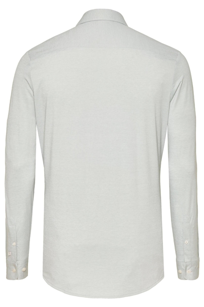 Pure H. Tico groene heren overhemd | Achteraanzicht
