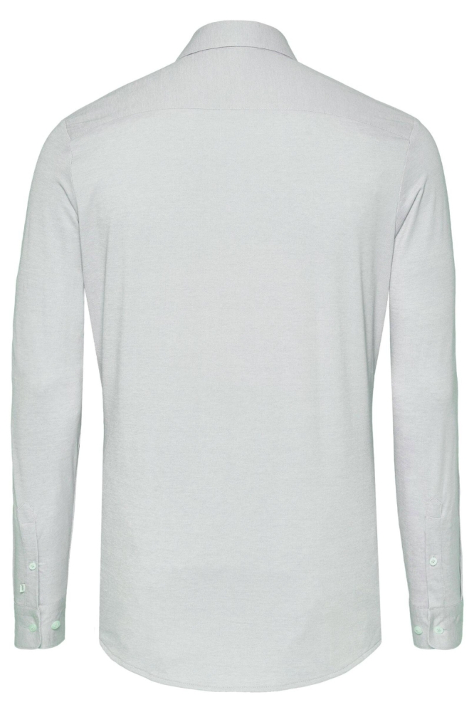 Pure H. Tico beige heren overhemd | Achteraanzicht