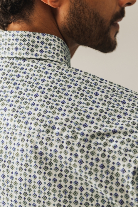 State of Art blauwe heren overhemd | Kleurstaal