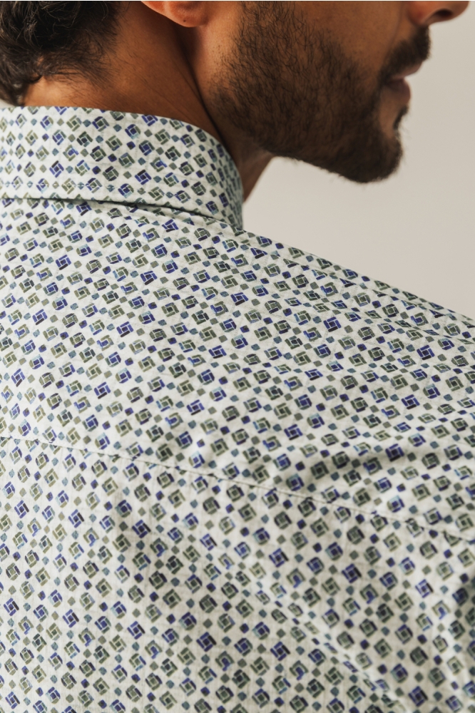 State of Art blauwe heren overhemd | Kleurstaal