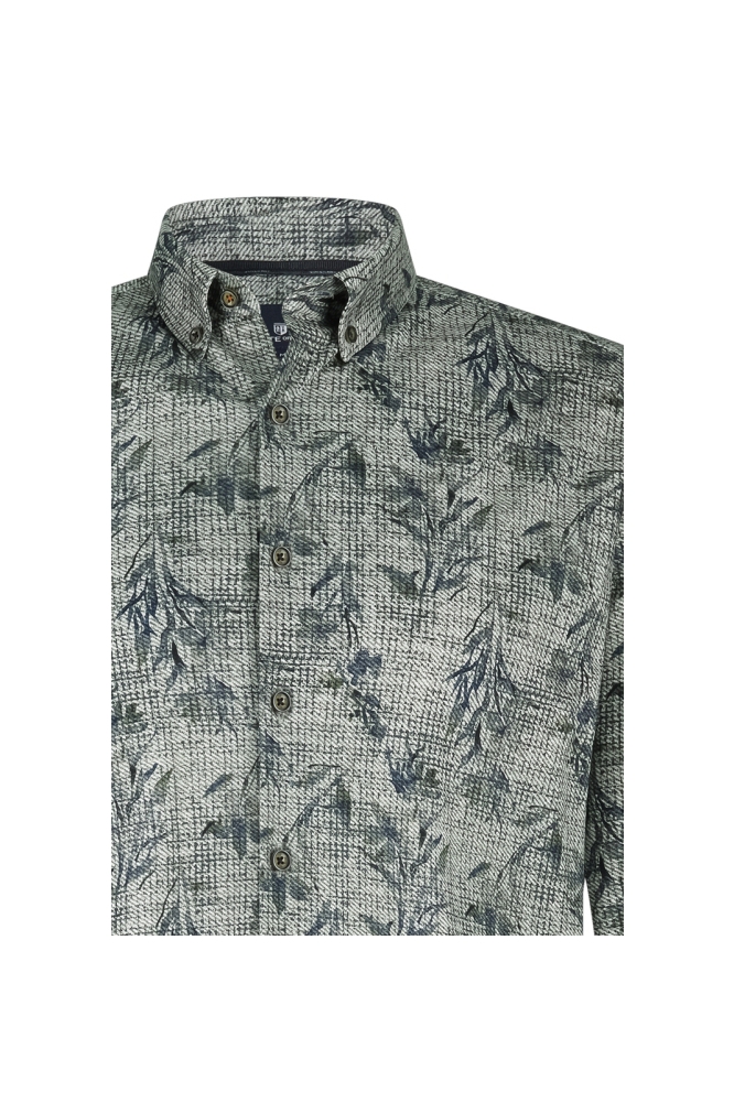 State of Art blauwe heren overhemd | Close up