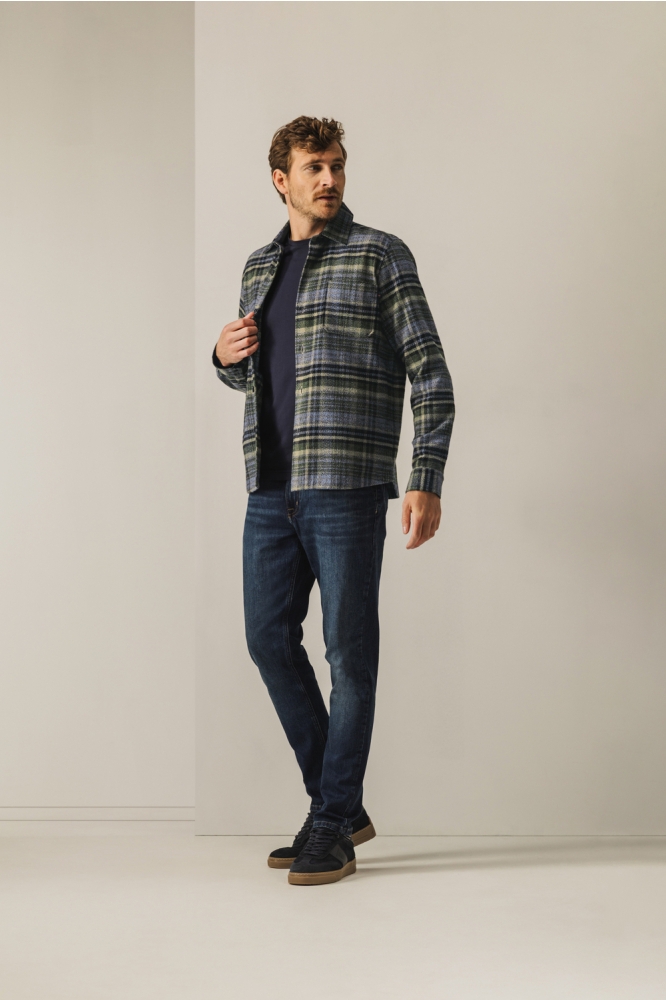 State of Art blauwe heren overhemd | Model