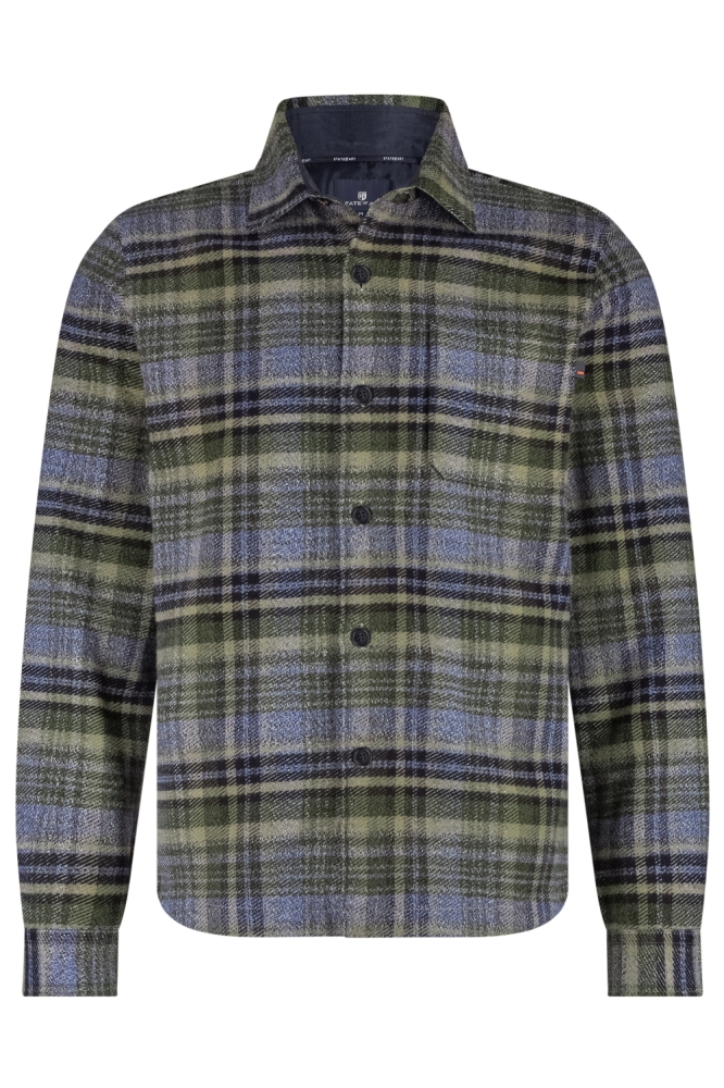 State of Art blauwe heren overhemd | Vooraanzicht