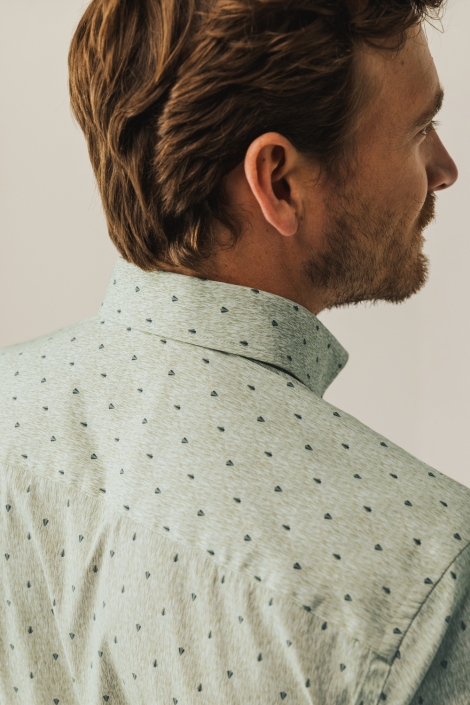 State of Art groene heren overhemd | Unique Selling Point