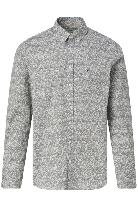 Campbell groene heren overhemd | Vooraanzicht