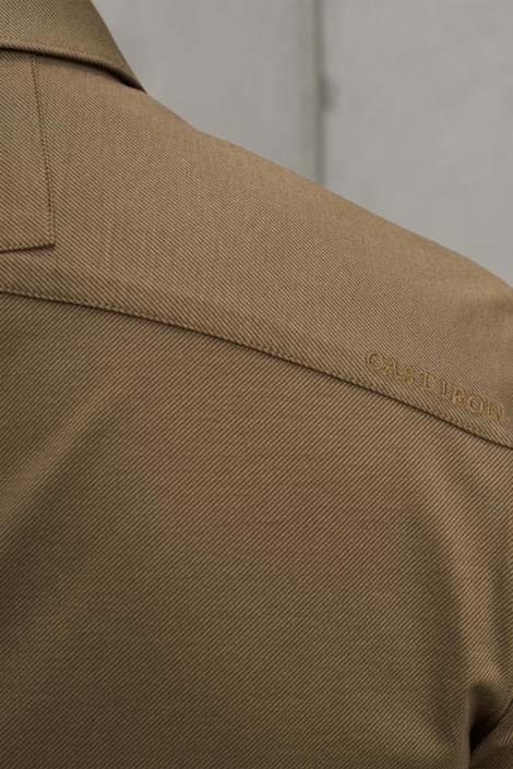 Cast Iron groene heren overhemd | Close up