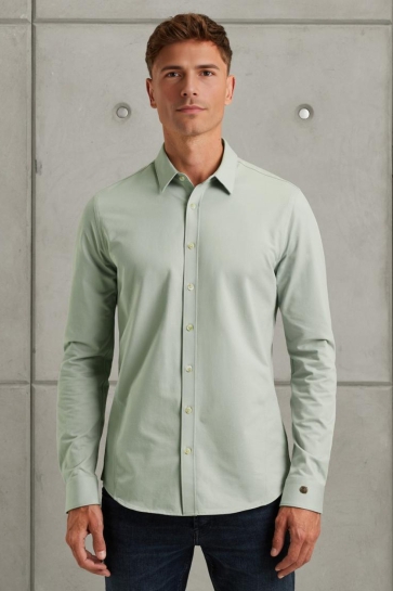 Cast Iron Overhemd OVERHEMD VAN TWILL JERSEY CSI2508200 9040