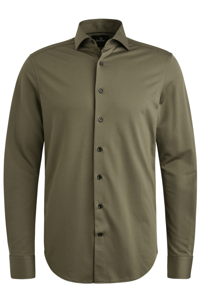 Vanguard groene heren overhemd | Vooraanzicht