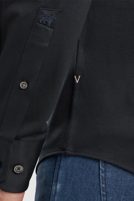 Vanguard blauwe heren overhemd | Close up