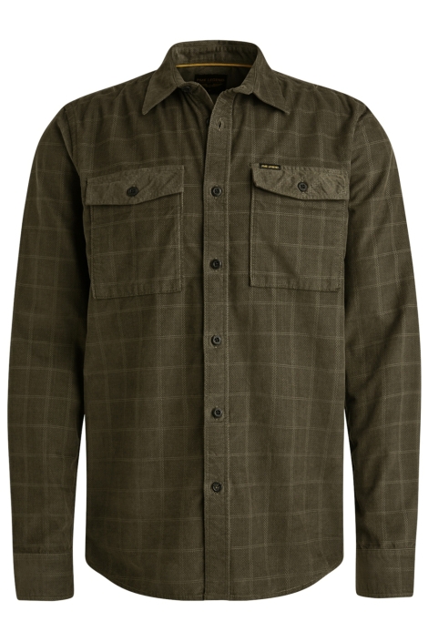 PME legend groene heren overhemd | Vooraanzicht