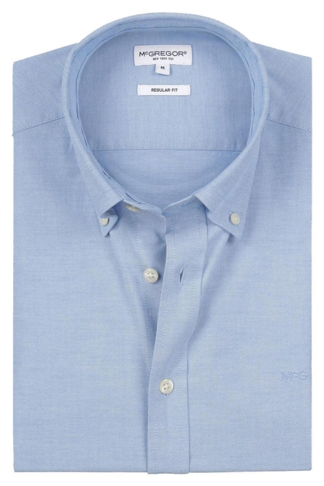 McGregor blauwe heren overhemd | Close up