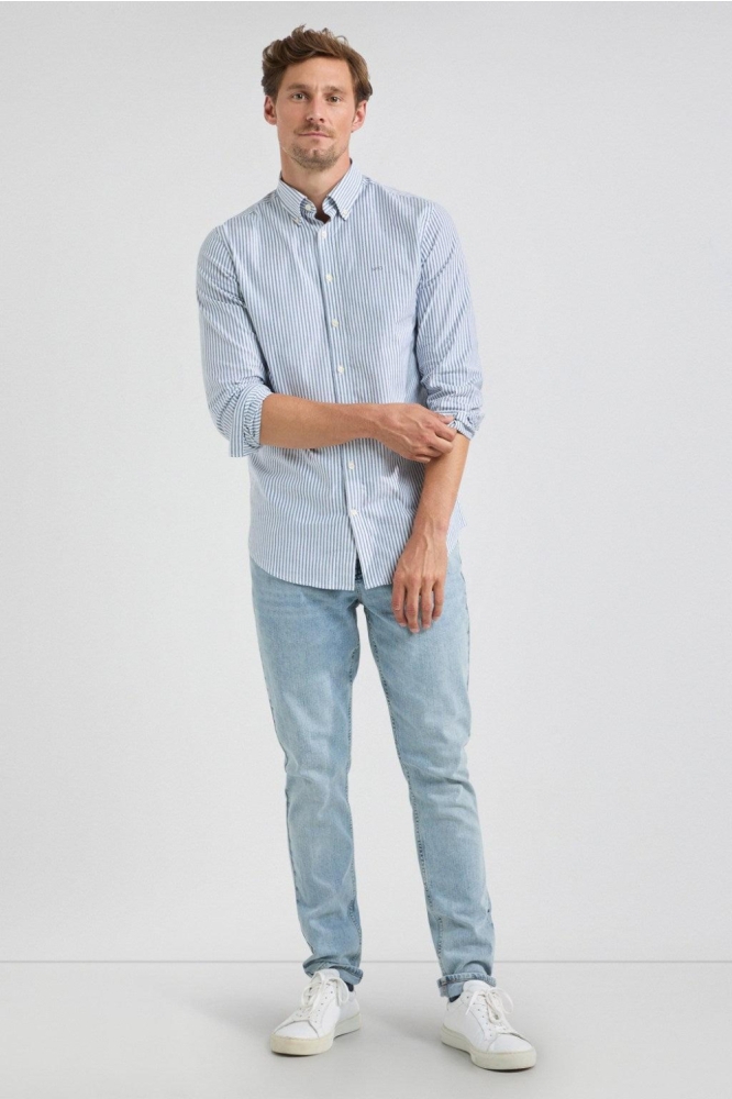 McGregor blauwe heren overhemd | Model
