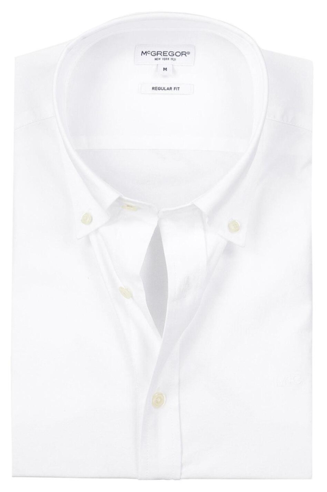 McGregor witte heren overhemd | Close up