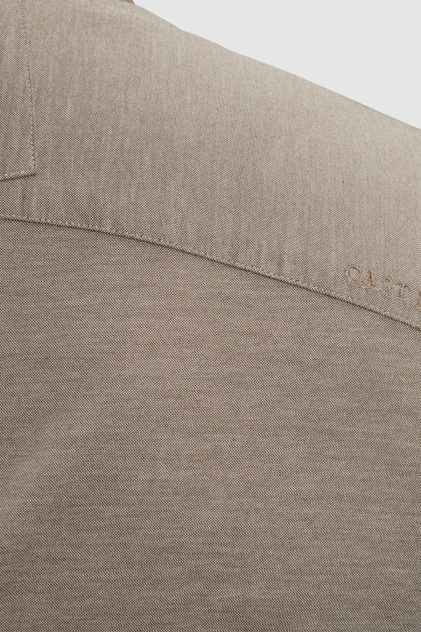 Cast Iron bruine heren overhemd | Kleurstaal